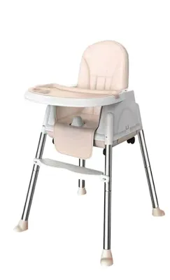 HOB Foldable Baby Feeding High Chair Dining Eating Highchair Baby Booster Seat Adjustable Height ER202