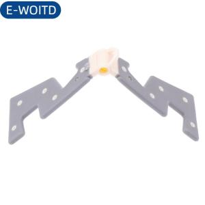 E-WOITD  Di động bàn điện thoại chủ Keychain ổn định siêu mỏng có thể gập lại điện thoại di động đứng hỗ trợ điện thoại di động đứng sáng tạo Keyring