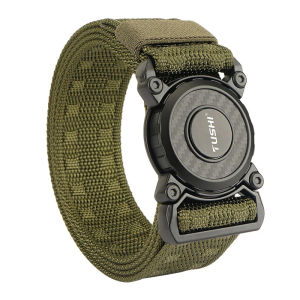 Under Pudle Ikat Pinggang Pria Sabuk Model Military Taktis Dengan Gesper Putar Logam Dan Bahan Nylon Asli untuk Pria ADVENTURE