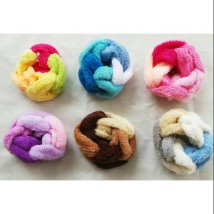 Ikat rambut kepang 5 lilit/6 lilit isi 6 pcs(setengah lusin)