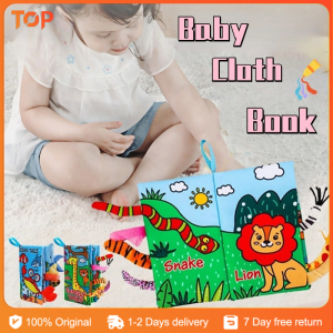 Early Education Baby Soft Cloth Book Non Toxic Washable Kids Early Education Learning Books