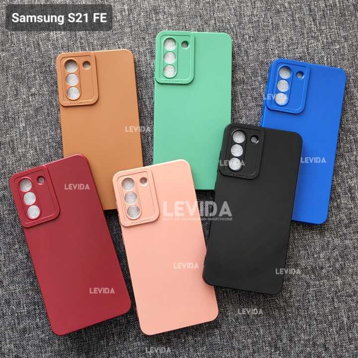 Samsung S21 FE Case Macaron Pro Kamera Case Candy Softcase Samsung S21 FE