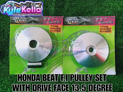 TTGR PULLEY SET 13.5 DEGREE WITH DRIVE FACE HONDA BEAT F.I