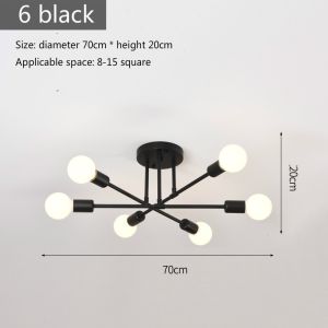 YHLAMP Tricolor Nordic Center Light Chandelier For High Ceiling Pendant Light Living Room Ceiling lamp drop light Dining Lights lamp For Ceiling