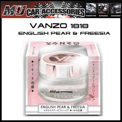 Vanzo 1818 English Pear & Freesia 65ml Car Air Freshener Perfume