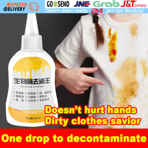200Ml Penghilang Noda Baju Penghilang Minyak Baju Pembersih Noda Pakaian Cairan Penghilang Noda Membandel Penghilang Noda Minyak Tinta Stain Remover Cleaner
