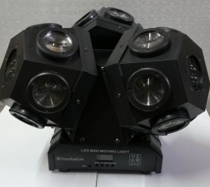 Rotating Moving Head Light DJ Dance Hall Bar Stage Effect Disco 3 Arm Rolling Stroboscopi