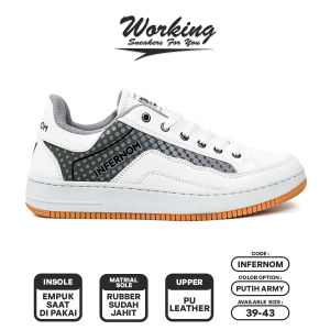 Working Sneakers For You Sepatu Running Pria Sports Casual Code Infernom Size 39 - 43