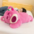 Gấu bông gấu dâu gấu hồng gấu lotso nằm ngủ hàng nhập cao cấp làm quà tặng. 