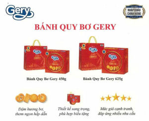 Bánh Quy Gery Hộp Thiếc 625gr 450gr 454gr [Tặng Kèm Túi Xách] Và Socola Chocolatos Hộp Thiếc 310gr