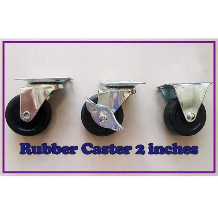 (PER PIECE) Rubber Caster Wheel 2" / Ball Caster Lazada PH
