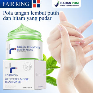 FAIR KING [BPOM] Green Tea Moisturizing Hand Wax Hand Repair Exfoliating Calluses Film Anti-Aging Hand Skin Treatment Cream Masker Kaki Mengelupas- Masker Tangan Mask Hand Care Mask Tangan Anti Keriput Handbody Pemutih Kulit Cepat 50g