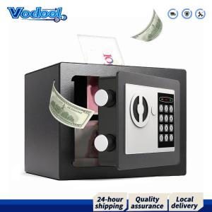 Digital Small Safe Box W/Digital Keypad & Keys Electronic Digital Safe Box Small Electronic Safe Box for Coin Home Office Hotel Rooms