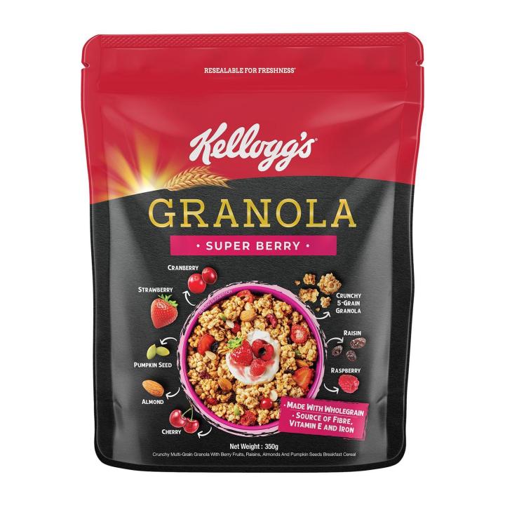 Kellogg's Super Berry Granola Cereal 350g | Lazada Singapore