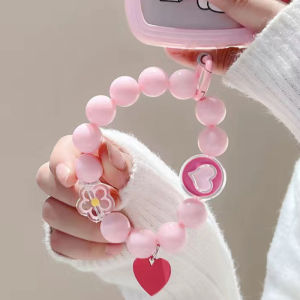 Korea Style Mobile Phone Pendant Bag Accesories Chain Lanyard Anti-fll Wrist Strap W/card Sticket
