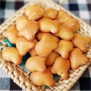 Bánh gấu nhân kem Thiên Hồng - túi 100g dùng thử - ăn vặt ngon