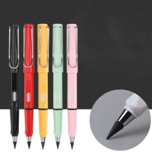 No Ink Eternal Pen Endless Erasable Pencil No Need Sharpen Pencils Continuous Lead Metal Pen Fine Art Painting Sketch Pencil