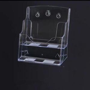 EASYTREND A4/A5/A6 Clear Flyers Display Stand 2/3/4 Layers Wall Mount Document Rack Durable Space Saving Brochure Holder Countertop
