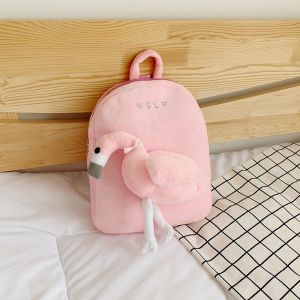 New cute childrens schoolbag anti-lost backpack kindergarten cartoon donut student backpack