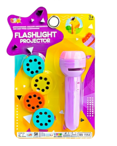 JIBIN - Mainan Anak Senter Proyektor / Fun Flashlight / Mainan Proyektor Gambar / Mainan Edukasi