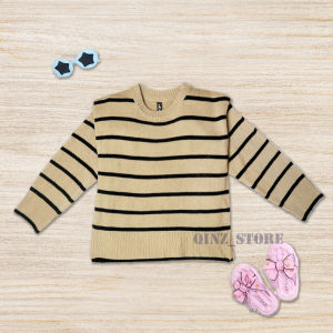 ZAHRA Sweater Rajut PREMIUM Anak Perempuan MILLEA KIDS Usia 5 - 7 Tahun / Pakaian Rajut Anak OVERSIZE