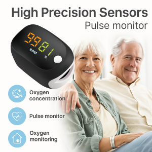 Home Fingertip Oximeter Finger Clip Oximeter Monitor Heart Rate Detection Monitor Pulse Oximeter