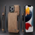SWP Case for iPhone 13 Pro Max 5G, Wallet Case w/ 3 Card Slots [RFID Blocking] [1 Money Pocket], Credit Card Holder Cases w/Wristlet Zipper Wallet for iPho. 