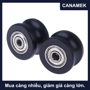 【CANAMEK】 1 cái U rãnh ròng rọc hướng dẫn ròng rọc lăn mang U rãnh con lăn bánh xe 5x25x16.5 mét cho lái xe Phụ kiện cơ khí