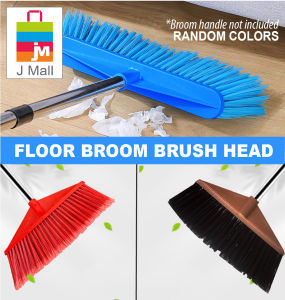 FLOOR WIPER SCRAPER 180° Rotatable SILICONE SQUEEGEE HEAD/SWEEP BROOM/ROUND SLANT HARD BRUSH/3 IN 1/2 IN 1/2.8M DUSTER