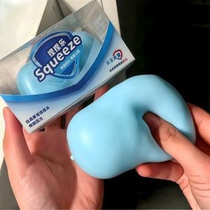 Butter Stick Squishy Stress Ball ADHD Fidget Toy Crunchy Squeeze Toy Round Blocks Filled ASMR Anti Stress Release Hand Gift Toy