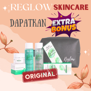 Reglow Skincare 1 paket lengkap (Terjamin Asli) ga asli uang balik
