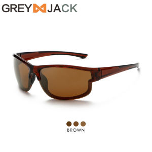 Grey Jack Kacamata Hitam Sunglasses Polarized UV400 Model Outdoor Stylish Ringan TR90 1806