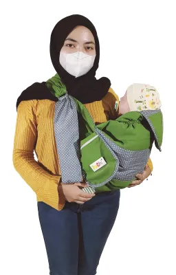 Gendongan Bayi samping kura kura bintik (G041)