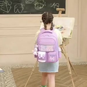 【ShopWithJoy】42cm Preschool Kids Children School Bag Melody Kindergarten Backpack Beg Sekolah Tadika Sanrio Kuromi