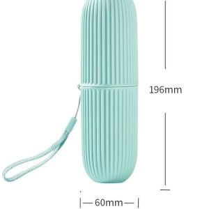 Toothbrush Holder Bathroom Non-Slip Strip Storage Case Mouthwash cup