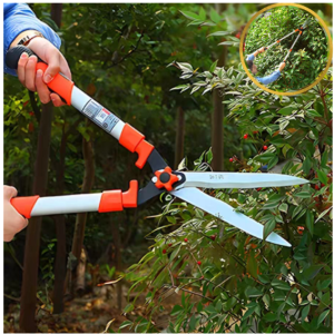 Kéo cắt cỏ kéo xén hàng ràokéo tỉa cành trên cao Japan dài 95cm - Thiết kế tăng giảm kích thước đơn giản