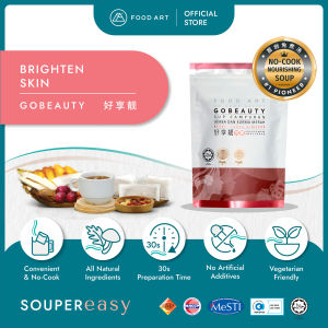 Food Art Soupermum 【Go Beauty】Normal Pack (6 Sachet) Woman Lady Healthy Natural Instant Vegetarian Soup
