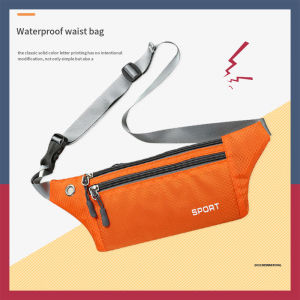 Waterproof Waist Bag Funny Pack MEN and WOMEN Crossbody Belt Bag Chest Bag Hip Pack with Adjustable Strap Travel Walking Running Hiking Cycling Commuting Outdoor Sport