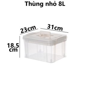 Hộp Đựng Đồ Y Tế Cứu Thương Việt Nhật 6576/77 2 Tầng Thùng Đựng thuốᴄ Nhiều Tầng Tiện Dụng