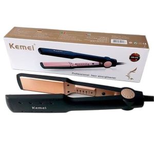 Kemei KM-470 Catok Rambut Lurus temperatur suhu ionic Elektric Straightener Profesional Kemei km 470