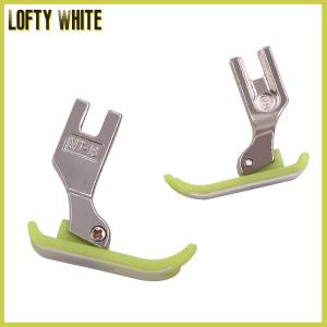 Lofty White จักรเย็บผ้าอุตสาหกรรม1ชิ้นโมเดล MT-18โฟมยางแบบเท้าแบนทำจากพลาสติกแบบเท้าแบนสำหรับจักรเย็บผ้าอุตสาหกรรมแบบแบน