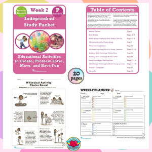 PRESCHOOL (Independent Study Pack) Activity Worksheet/Workbook Home School Learning Materials | RABAH UP STORE