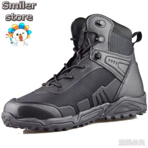 Smiler COD11 IDS Mens jungle boots menLace up Outdoor Men Boots hiking driving bootsTactical Military Boots Mens jungle boots menLightweight Ankle Work Autumn Black lightweight Boots desert Combat Boots