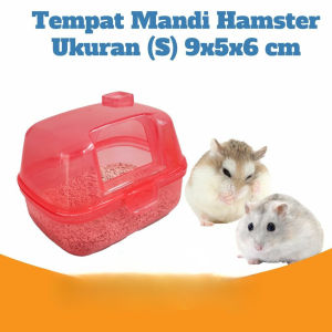 Cleanster Small Tempat Mandi Hamster - Hamster Bath Sauna Cleanser
