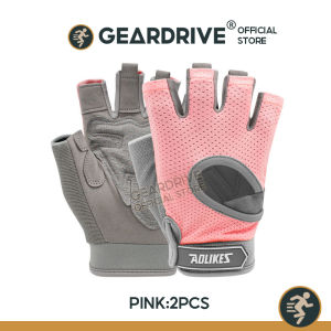 GEARDRIVE 1 Pair Professional Gym GlovesExercise Gloves Men Hands Protecting Breathable Sports Gloves Sport Fitness Weight-lifting Gloves