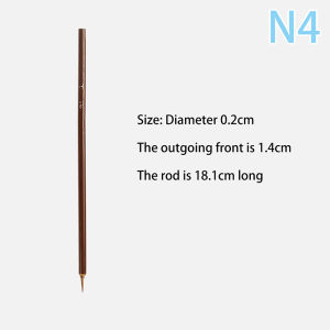 Christmas gift 【AYLMER】 Nail Art Painting Wolves Hair Brush Pen Hook Line Paint Brush Chinese Calligraphy Brush Art Oil Drawing Watercolor Brush