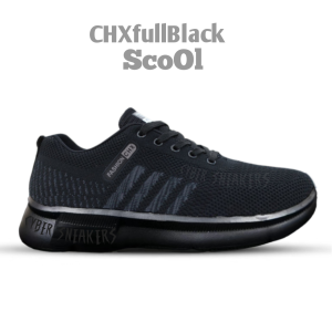 Hitam Sepatu Pria Casual Shoes Sneakers Perempuan Sekolah Cowo COWOK Cewek Viral Kekinian