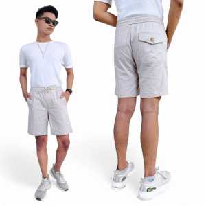 Celana Pendek Broadshot Pria Size 27-32 / Celana Pendek Pinggang Karet Pria / Celana Pendek Pinggang Tali Pria / Celana Pendek