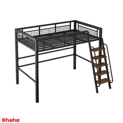 [ Freeship HCM] [ Trả góp 0%] [Có video thực tế] GIƯỜNG TẦNG THÔNG MINH KHUNG SẮT CÓ BÀN HỌC OHAHA - GTS001