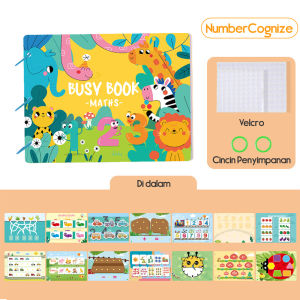 Bevavar Buku Magnetik Cognitive Buku Aktivitas Anak Edukasi 0-6 Tahun